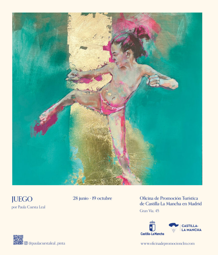 juego paula cuesta leal exposición en la oficna de promoción turística de castilla-la mancha en madrid